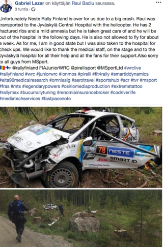 Illustration for article titled Hunting For Crashes With The 'Professional Spectators' Of Rally Finland
